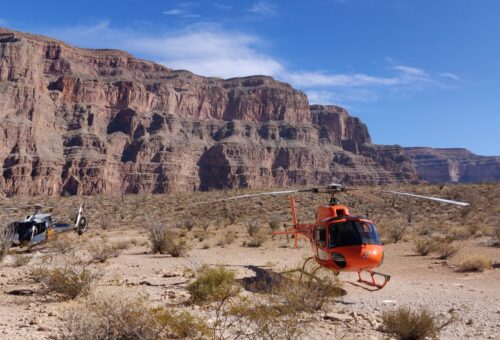 Travel blog about a visit to the Grand Canyon by Helicopter